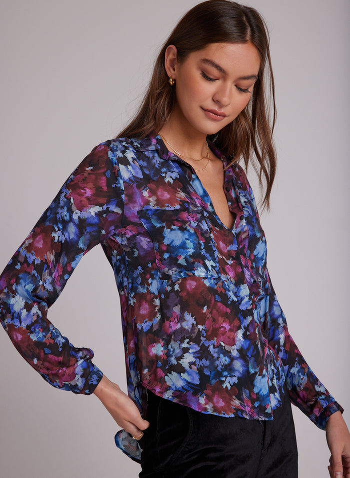 Bella Dahl Floral Print Blouse