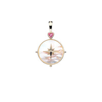 Jane Win Forever Mother of Pearl North Star Pendant