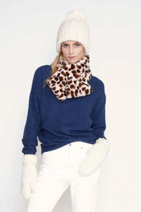 Look by M Leopard Fury Keyhole Scarf Final Clearance