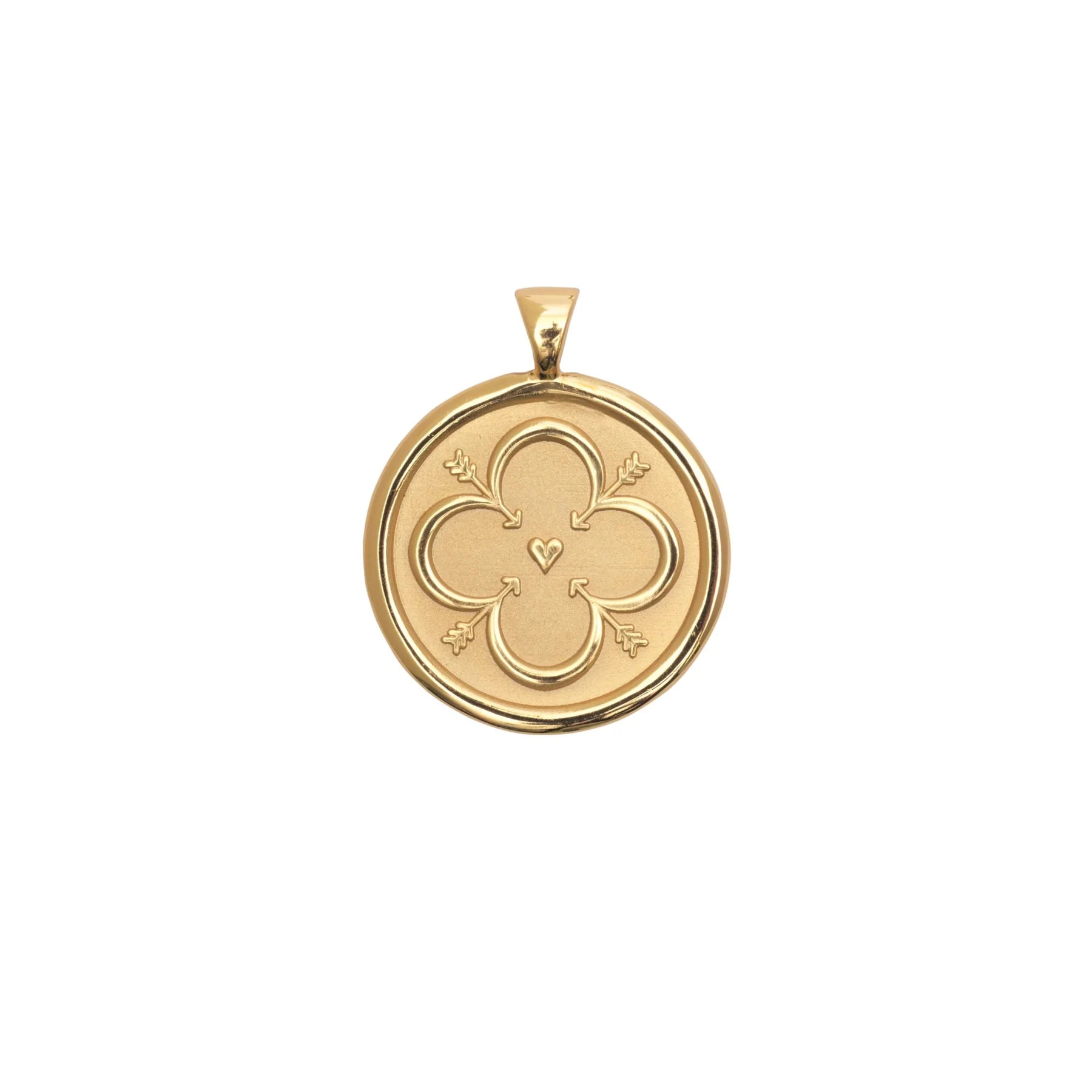 14K/18k Gold Kaiu Hope Necklace - Clover Necklace