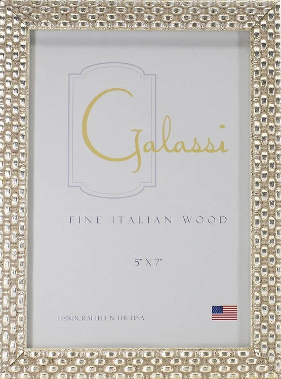 Galassi Silver Weave Picture Frame