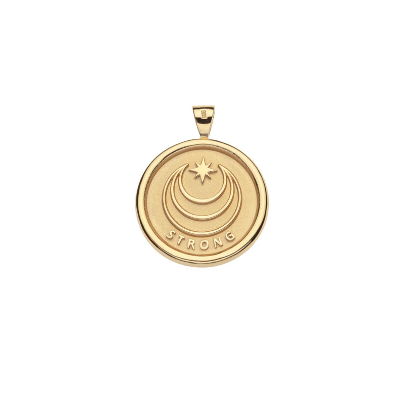 Jane Win Small Strong Coin Pendant