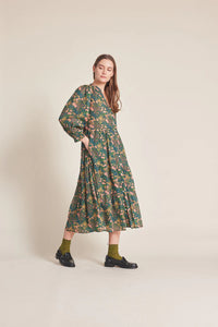 Birds of Paradis Sylvie Floral Print Dress