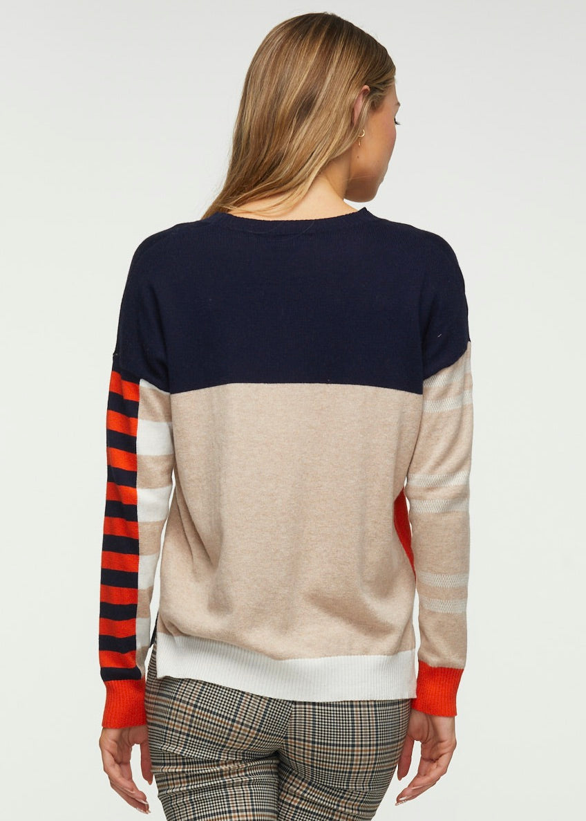 Zaket & Plover Eclectic Intarsia Sweater