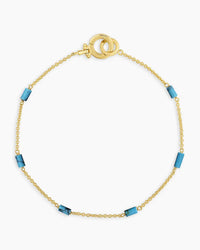 Gorjana Tatum Turquoise Bead Bracelet
