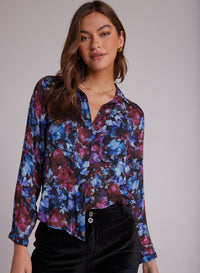 Bella Dahl Floral Print Blouse