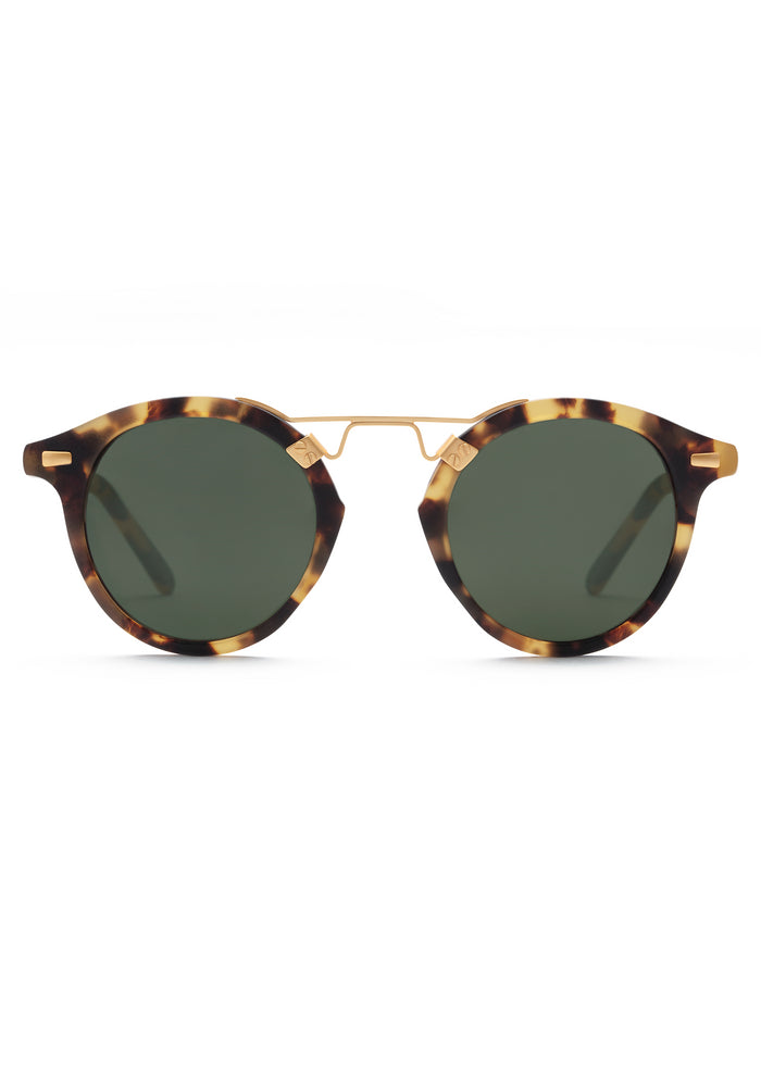 Krewe St. Louis Matte Tokyo Tortoise Sunglasses