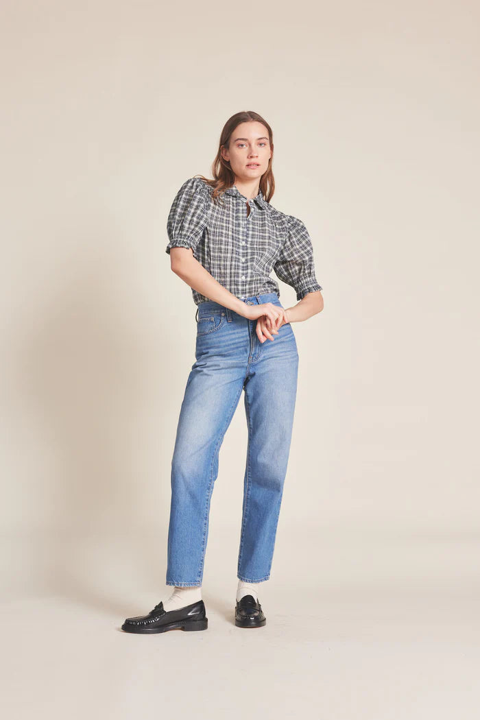 Birds of Paradis Gemma Plaid Blouse