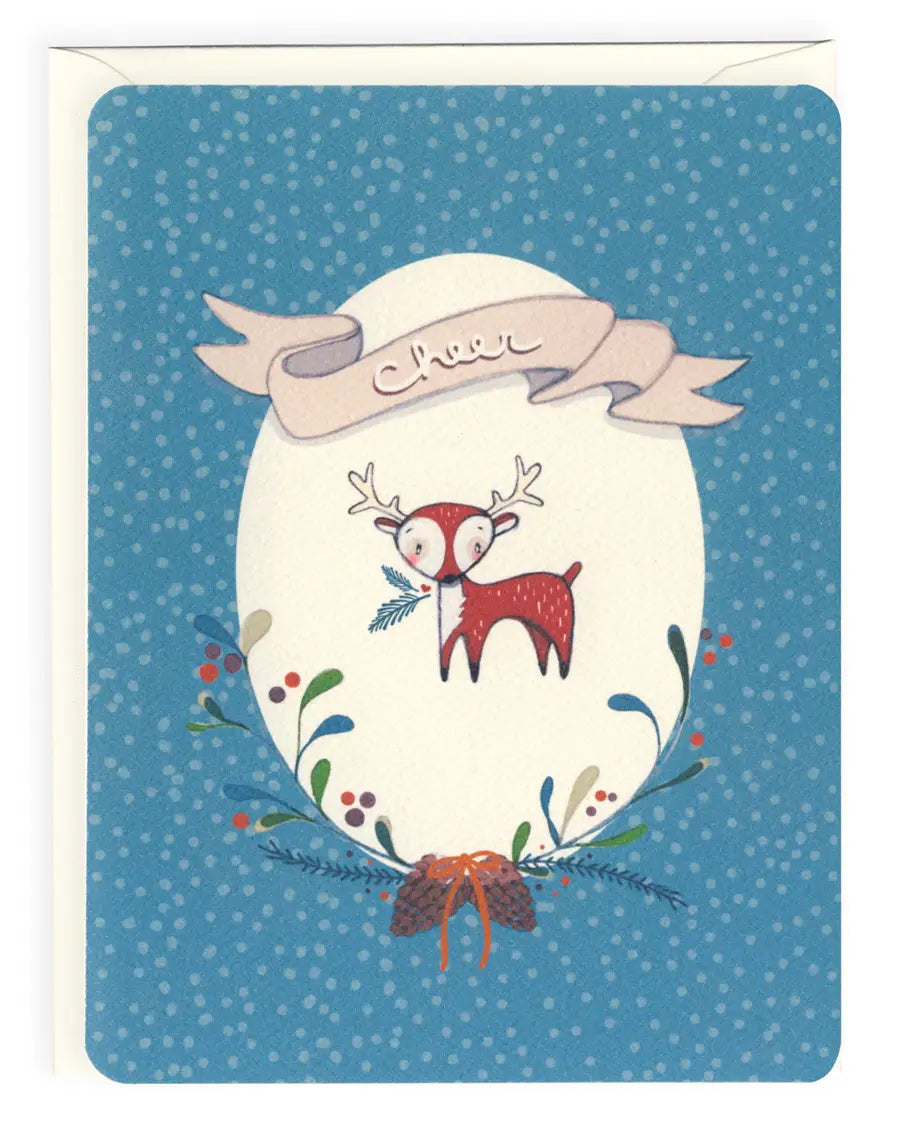 Holiday Reindeer Cheer Boxed Card Set