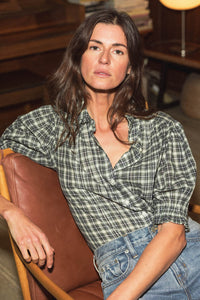 Birds of Paradis Gemma Plaid Blouse