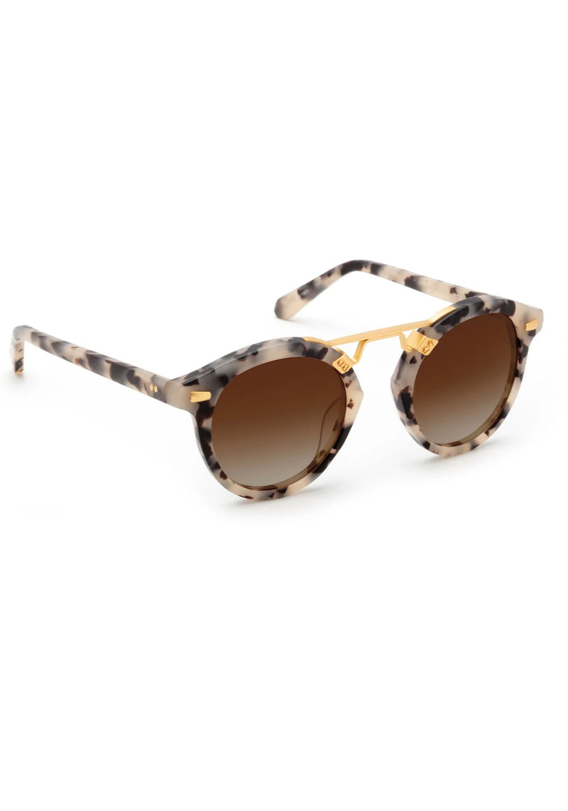 Krewe St. Louis II Matte Oyster 24K Sunglasses