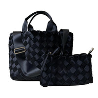 Ahdorned Layla Woven Satin Tote