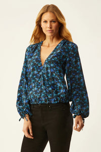 Ecru Lawrence Slouchy Crossover Top