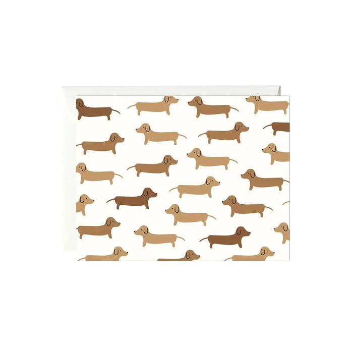 Dachshunds Birthday Card